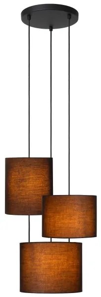 Lustră pe cablu Lucide 45409/13/30 MAYA 3xE27/40W/230V negru