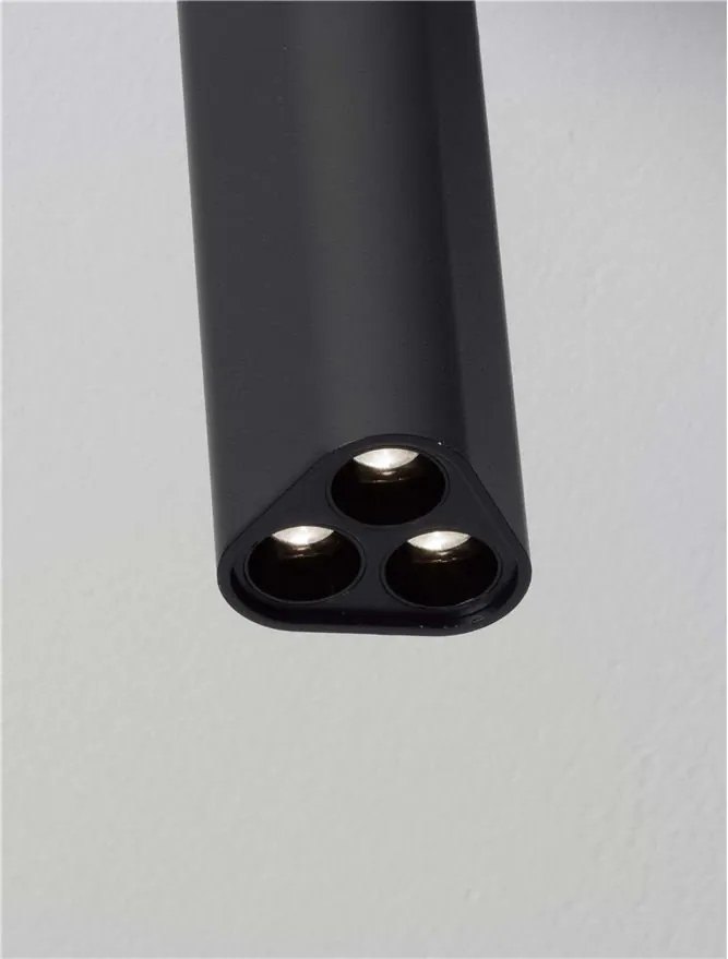 Plafoniera LED tip spot ETHO negru/20cm