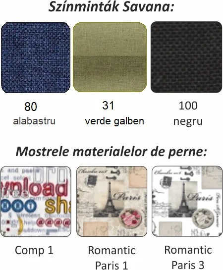 Fotoliu cu extindere, roz/gri deschis, KENY NEW