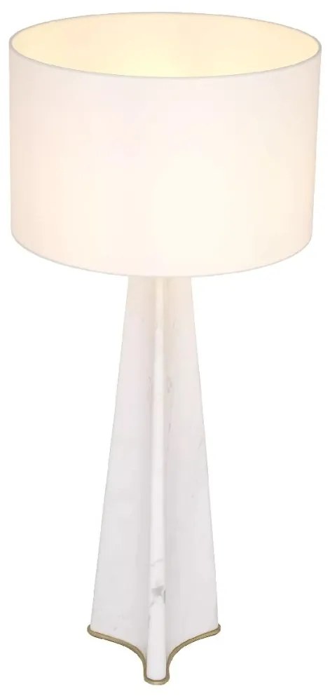 Veioza, Lampa de masa LUX cu baza din marmura Benson