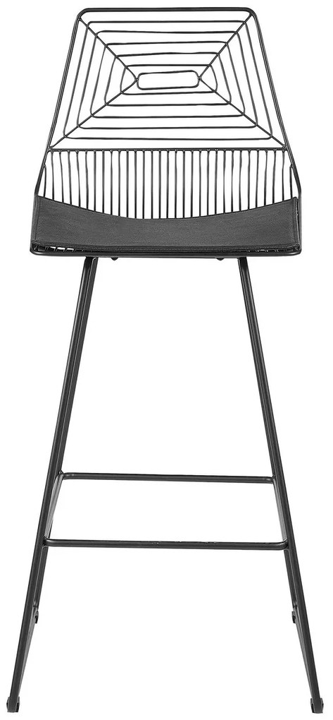 Set 2 buc scaun tip bar Bethel (negru). 1078099