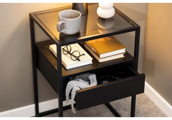 Noptieră ZEIN neagră