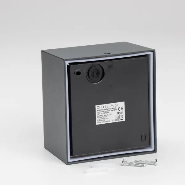 Aplică LED de exterior cu senzor Brilagi TERNI LED/12W/230V antracit IP44