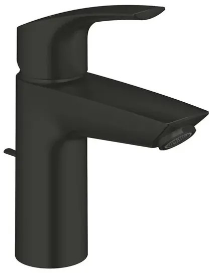 Baterie lavoar monocomanda negru mat Grohe Eurosmart New S