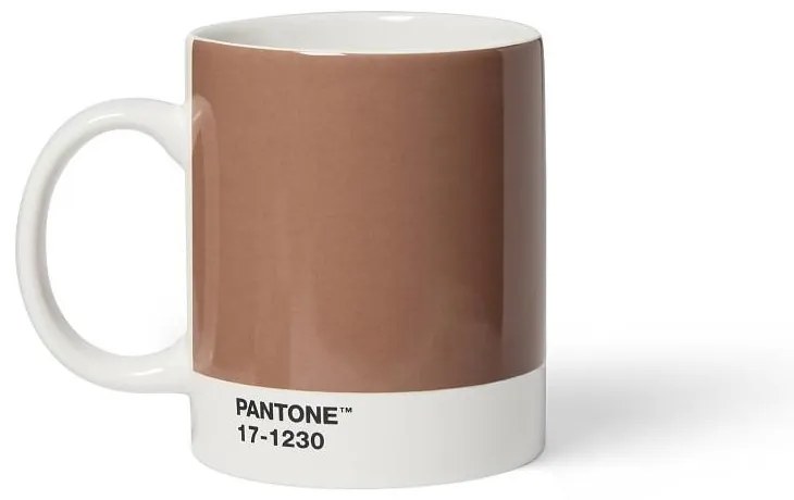 Cană maro deschis din ceramică 375 ml Mocha Mousse 17-1230 – Pantone