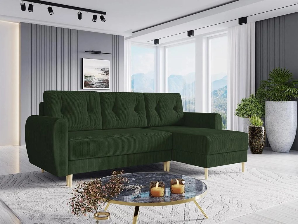 Colțar Keklat S (Verde închis) (cu sp. depozitare). Promo -17%. 1105112