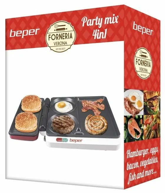 Beper P101CUD500 grătar multifuncțional 4in1