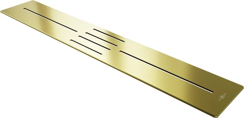 Mexen Toro mascare pentru cadă de duș 130-160 cm, aurie - 43920050