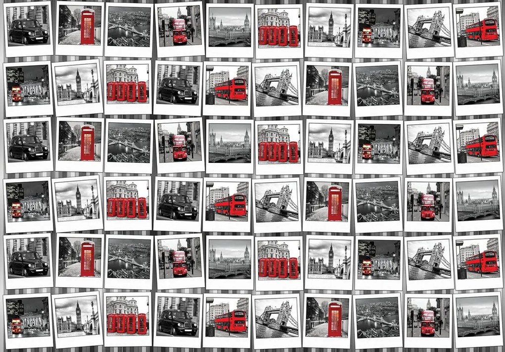 Fototapet - Fotografii din Londra (152,5x104 cm), în 8 de alte dimensiuni noi