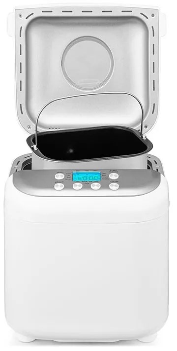 Masina de facut paine Crown CBM-6511, 600W, 1L, 19 programe, Timer, Afisaj LCD, Memorie, Alb