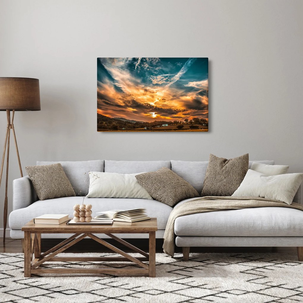 Tablou cu nori (90x60 cm)