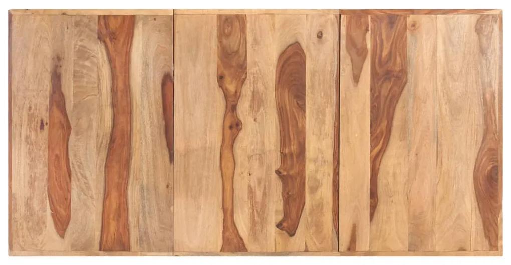 286075 vidaXL Blat de masă, 200 x 100 cm, lemn masiv de sheesham, 16 mm