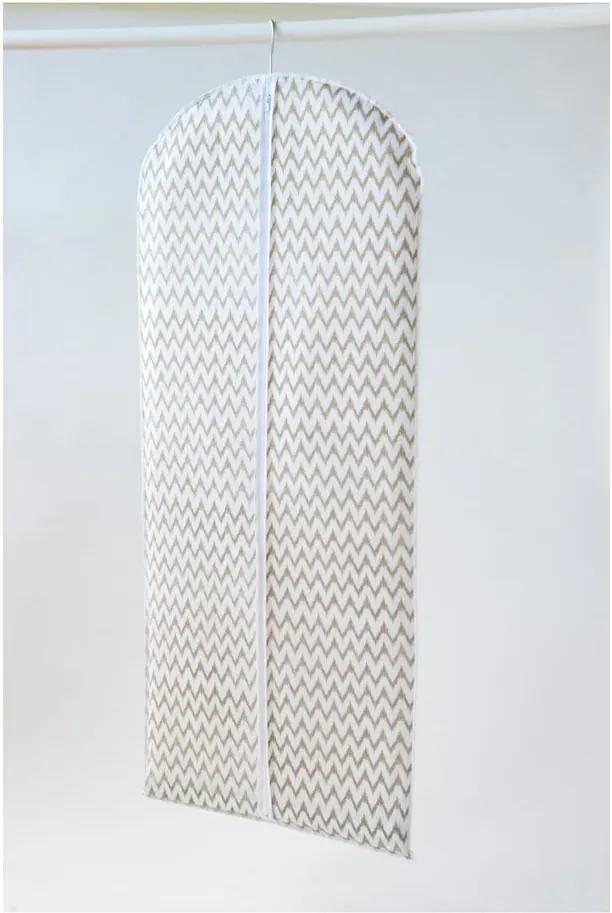 Husă textilă pentru îmbrăcăminte Compactor Clear, 137 cm, alb