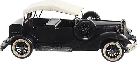 Macheta Masina din metal negru cu alb 29.5x12 cm
