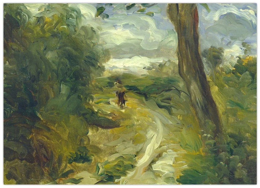 Tablou pe sticlă - Auguste Renoir, Landscape between Storms, reproducere (70x50 cm)