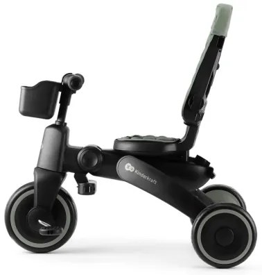 KINDERKRAFT - JAZZ 2 Tricicletă 4 în 1 pentru copii, verde