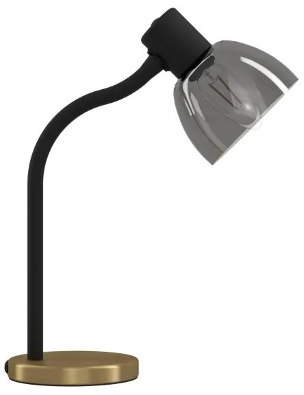 Lampă de masă Eglo 901062 MACERE 1xE14/25W/230V auriu/negru