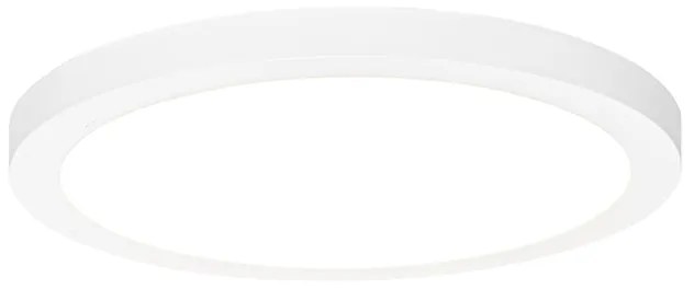 Spot încastrat sau aplicat alb 30 cm incl. LED Dimmer în 3 trepte de la cald la rece - Trans