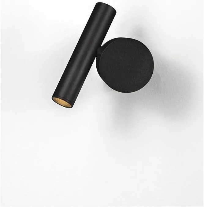 Aplica cu Spot LED directionabil stil minimalist CICLO negru, NVL-9540283