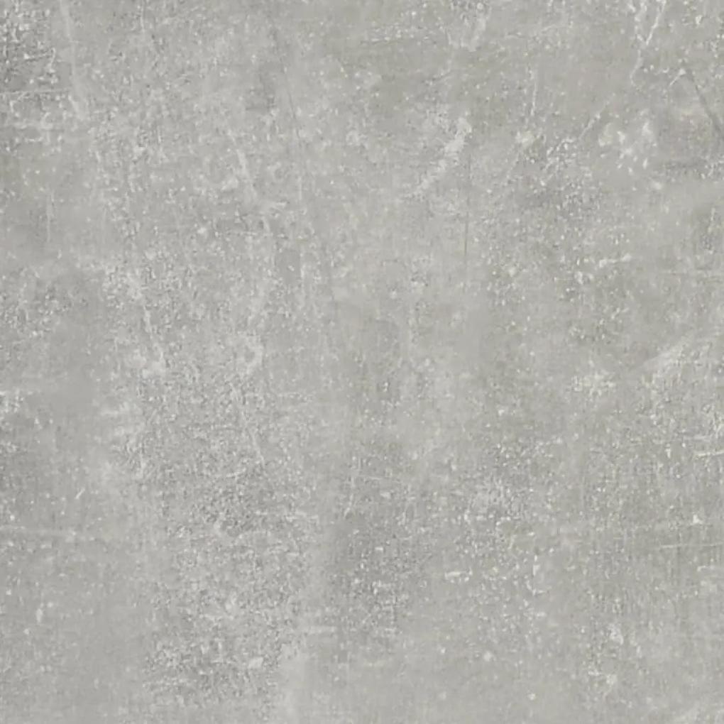 Noptiera, gri beton, 57x55x36 cm, lemn compozit 1, Gri beton