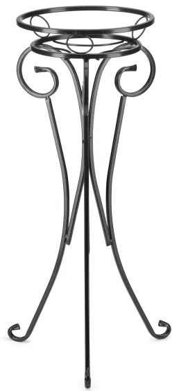 Suport de flori 74x34 cm negru