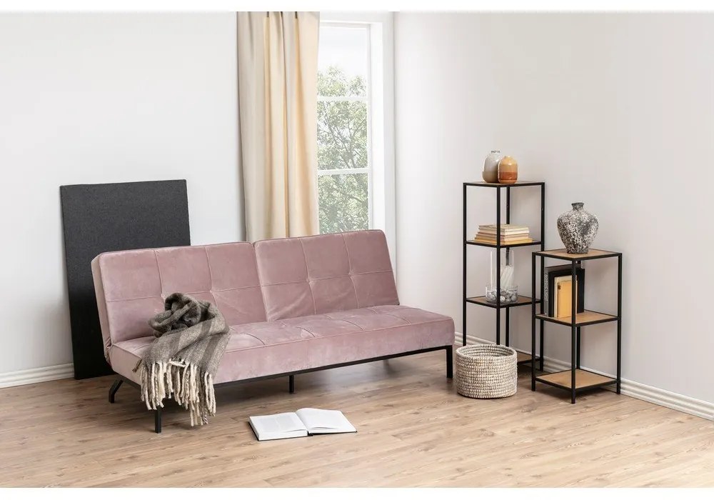 Canapea extensibilă Actona Perugia, roz