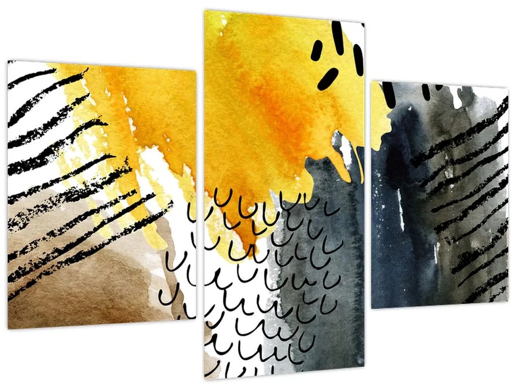 Tablou - Acuarelă abstractă (90x60 cm)