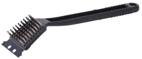 Perie pentru curatat gratar, grill, sarma, racleta, cu maner, 30 cm, Strend Pro