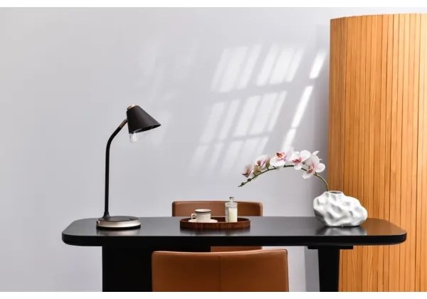 Immax 08971L - Lampă de birou LED reglabilă FINCH LED/9W/12/230V maro/auriu