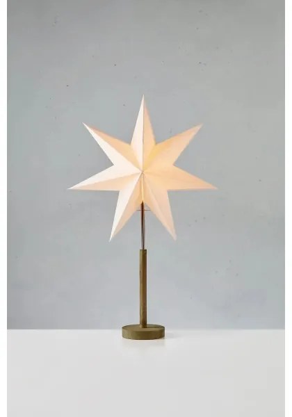 Markslöjd 706214 - Decorațiune de Crăciun SPERANZA, 1xE14/6W/230V, Ø 45 cm, pin/crem.