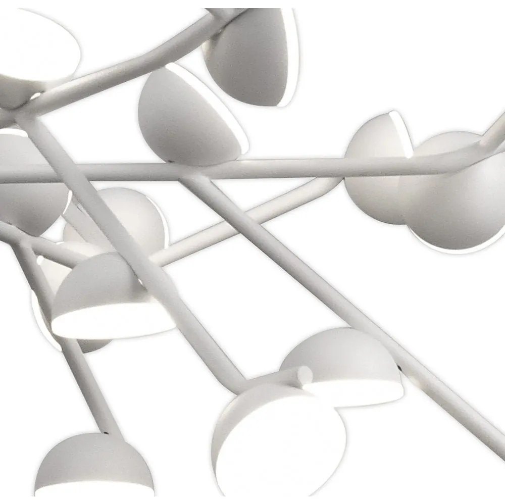 Lustra LED design modern ADN alb Large