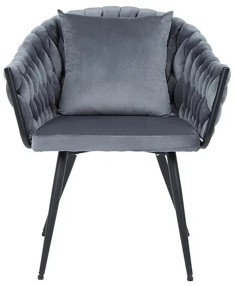 Scaun de bucaterie Nuvo, gri/negru