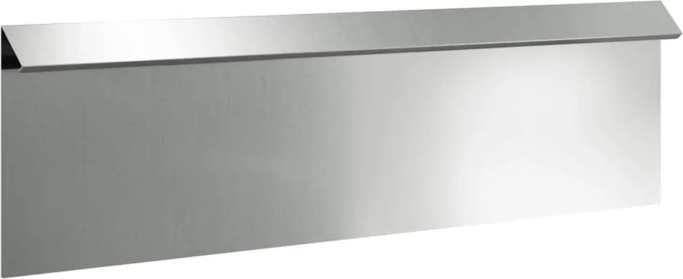 vidaXL Gard pentru melci 16 pcs Argintiu 100 x 3,5 x 25 cm