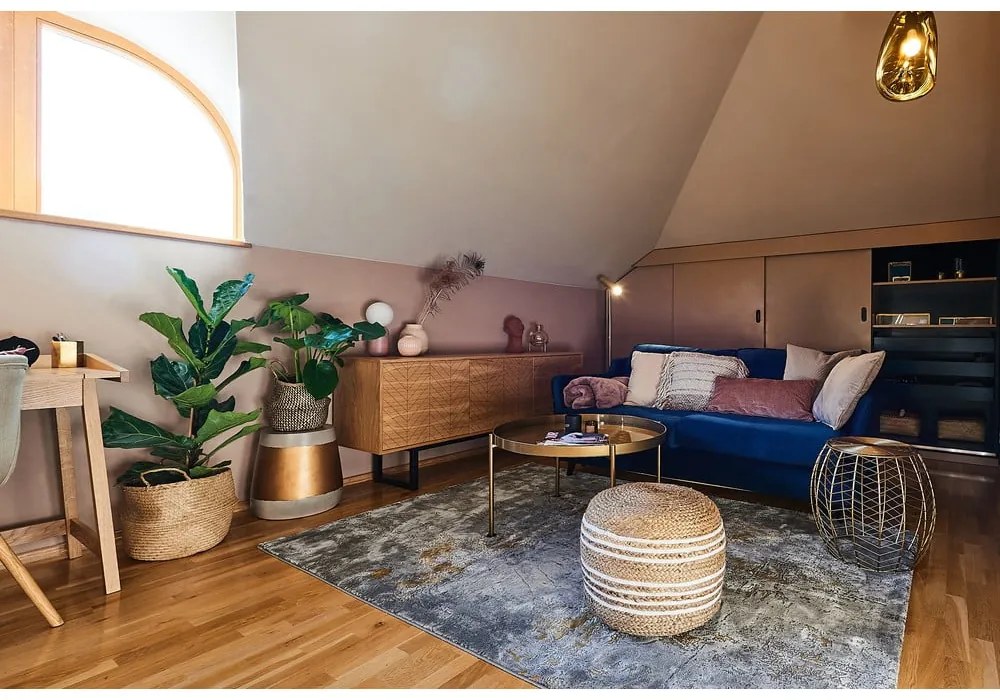 Covor Universal Mesina Mustard, 160 x 230 cm, gri