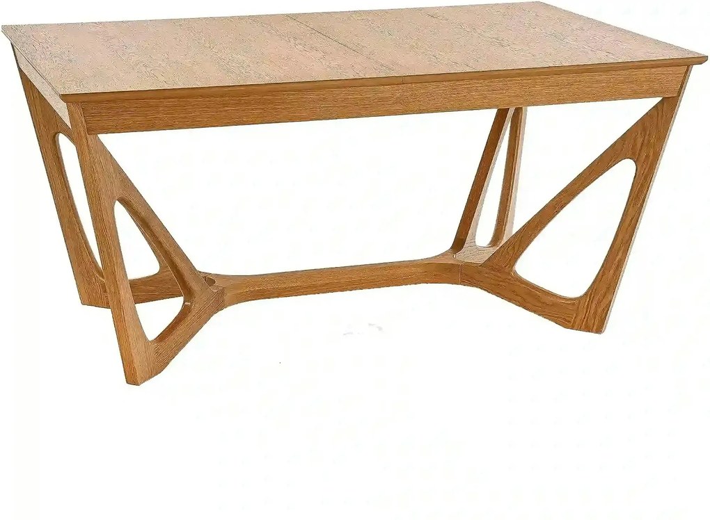 Masa extensibila WENANTY, stejar, 160/240x100x77 cm