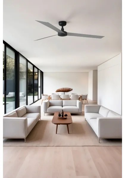 Ventilator FARO 34287 CRUISER XL negru d. 160 cm + telecomandă