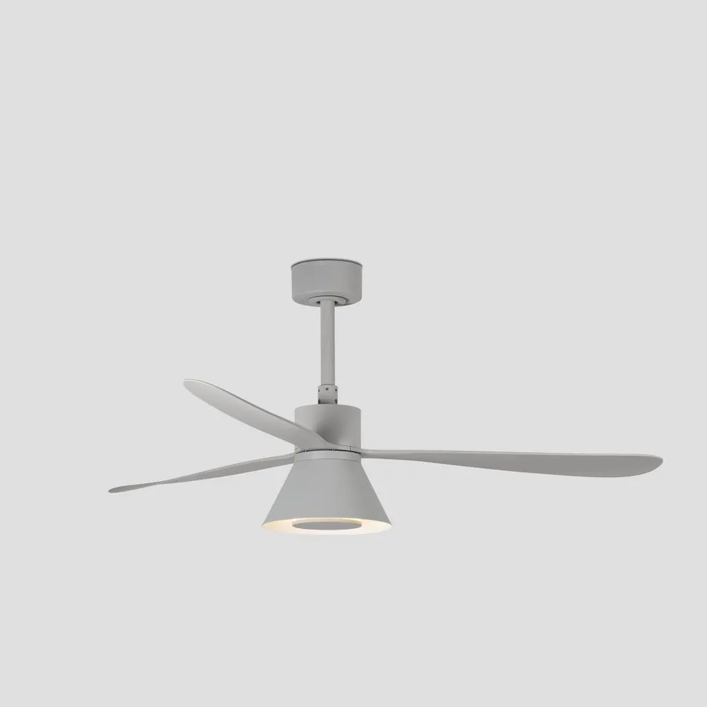 Lustra cu Ventilator si telecomanda AMELIA L CONE LED gri