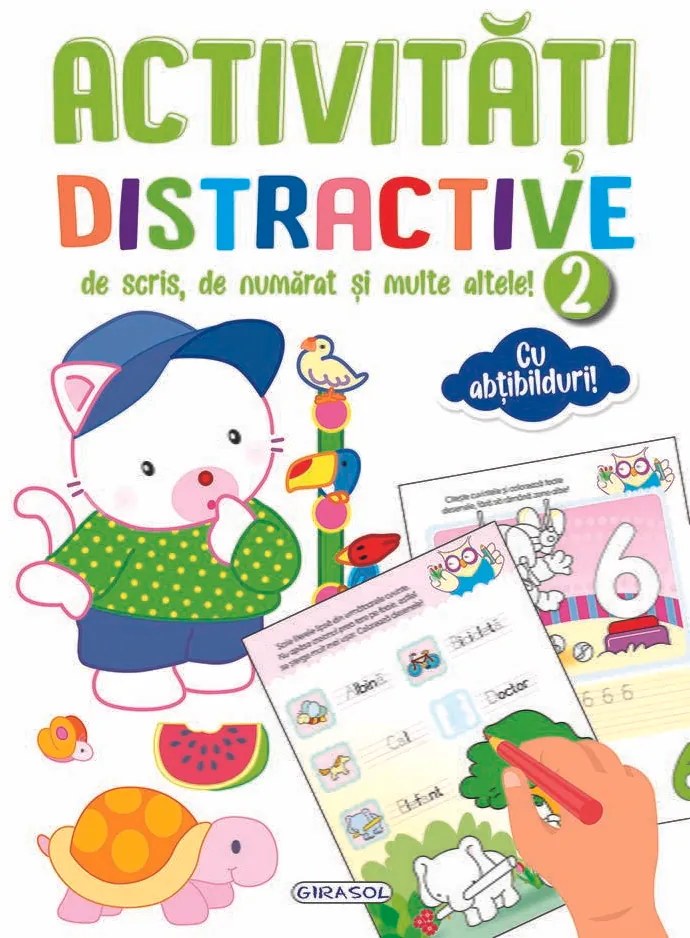 ACTIVITATI DISTRACTIVE DE SCRIS, DE NUMARAT 2 - GIRASOL (978-606-024-362-5)