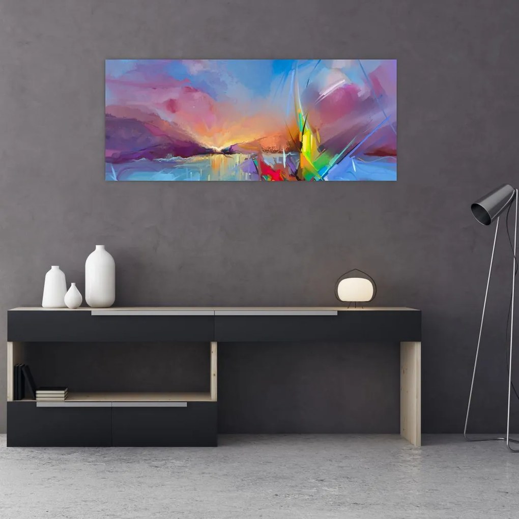 Tablou - Apus de soare (120x50 cm)