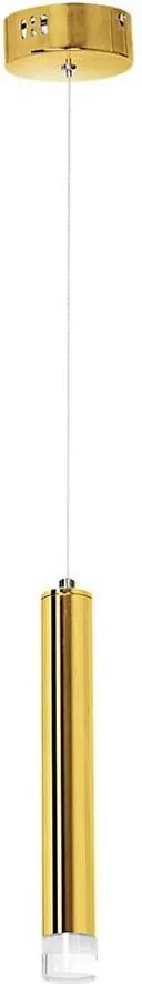 Lustră suspendată cu cablu GOLDIE LED/5W/230V, aurie