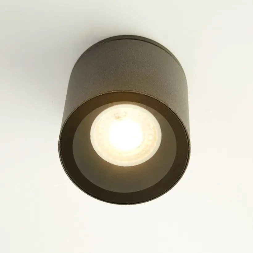 Spot aplicat iluminat exterior IP65 Trafalgar, negru