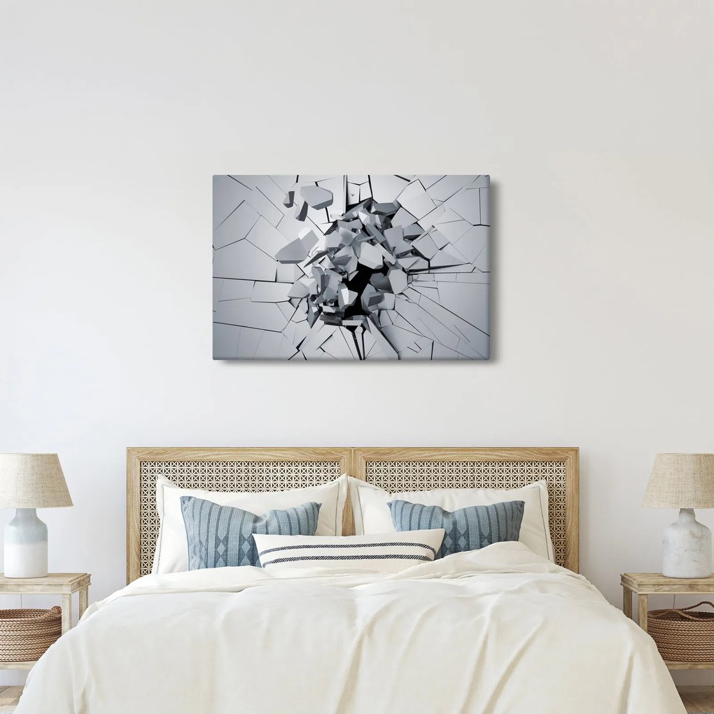 Tablou abstracție 3D (90x60 cm)