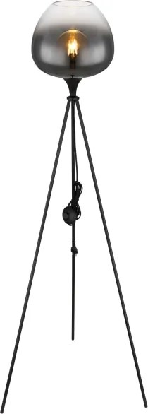 Globo 15548S1 - Lampă de podea MAXY 1xE27/60W/230V neagră