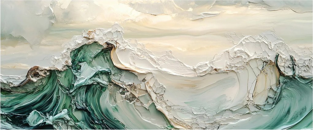 Tablou - Abstracție Marină 3D (120x50 cm)