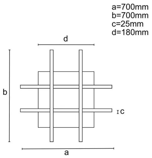 Lustră LED dimabilă aplicată LED/30W/230V 3000-6500K + telecomandă