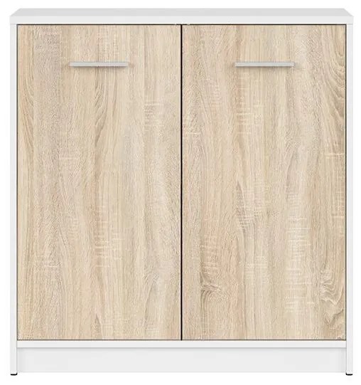 Dulap Nepo Plus 4 (alb + stejar sonoma) . 1098282