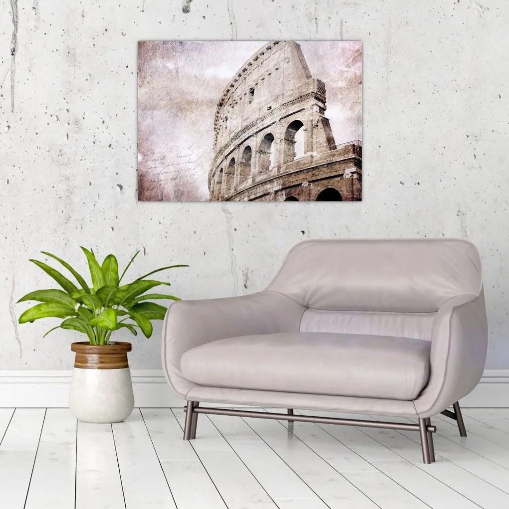 Tablou pe sticlă - Colosseum, Roma, Italia (70x50 cm)
