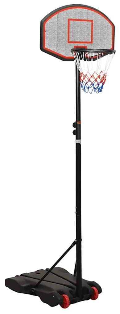 vidaXL Suport cu coș de baschet, negru, 216-250 cm, polietilenă
