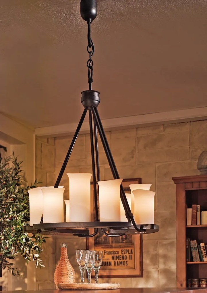 Lampa de podea din fier forjat cu 2 brate design torta SL 105