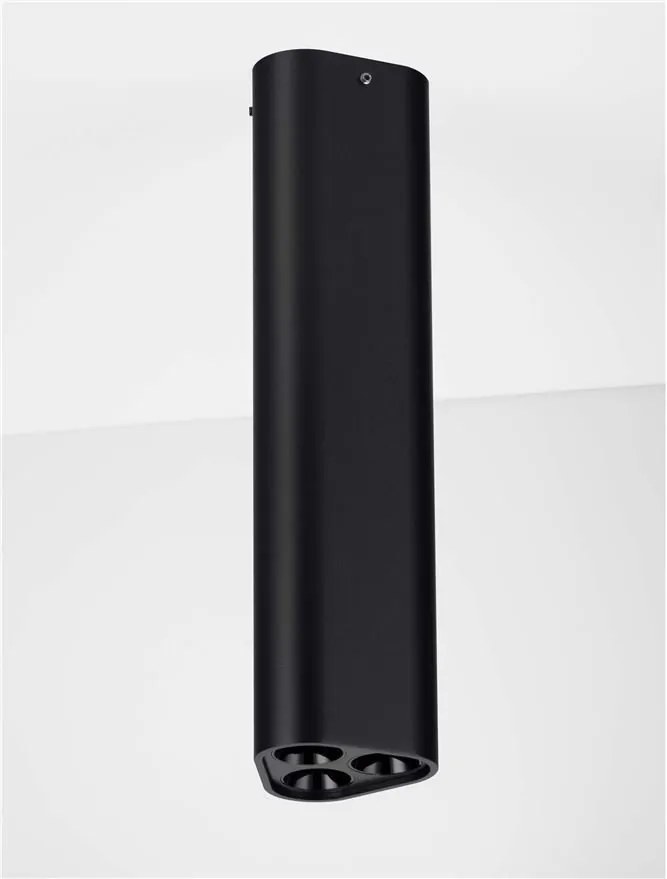 Plafoniera LED tip spot ETHO negru/20cm